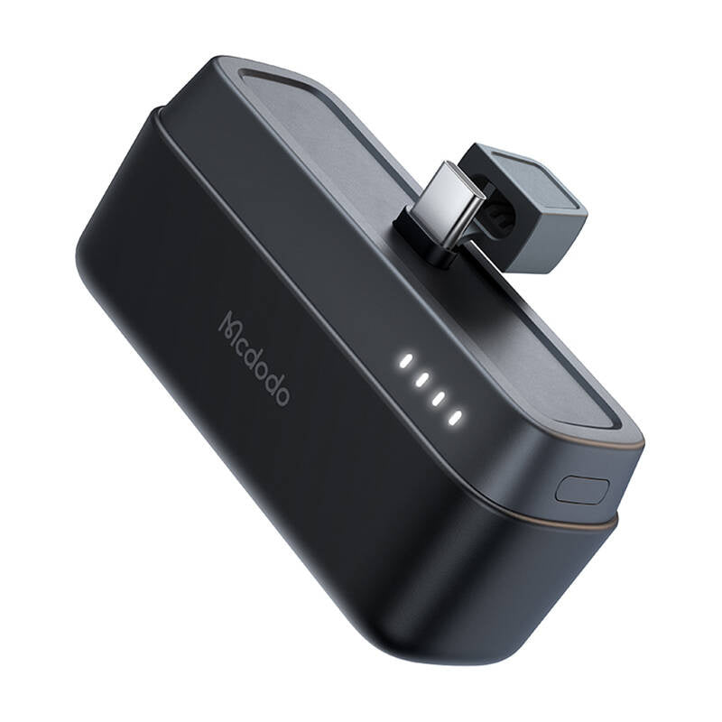 Mcdodo Power Bank MC-6301 20W, 5000mAh to USB-C (black), Power Bank Mcdodo MC-6301 20W, 5000mAh do USB-C (czarny)