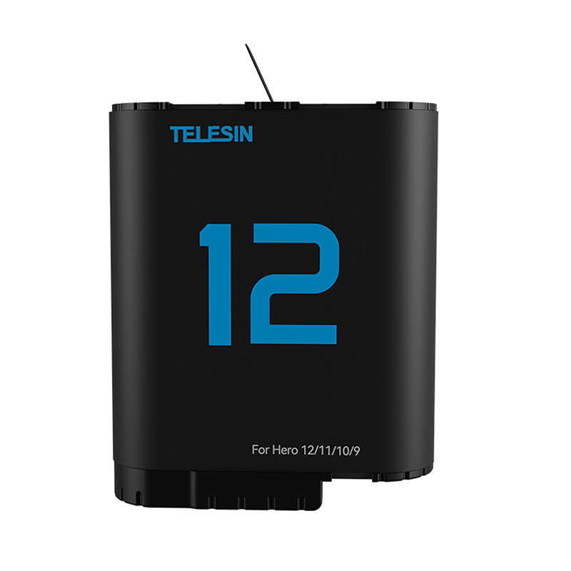 TELESIN lithium battery for GoPro Hero 12/11/10/9 (blue), Akumulator litowy TELESIN do GoPro Hero 12/11/10/9 (niebieski)