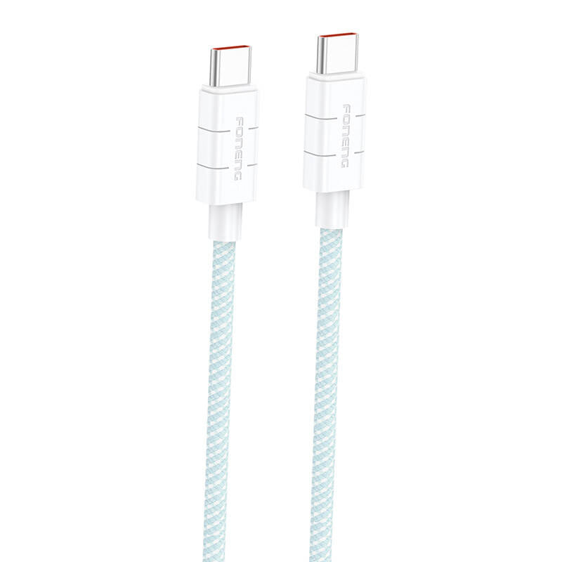 Foneng XS02 60W USB-C to USB-C cable, 1.2m (blue), Kabel USB-C do USB-C Foneng XS02 60W, 1,2m (niebieski)