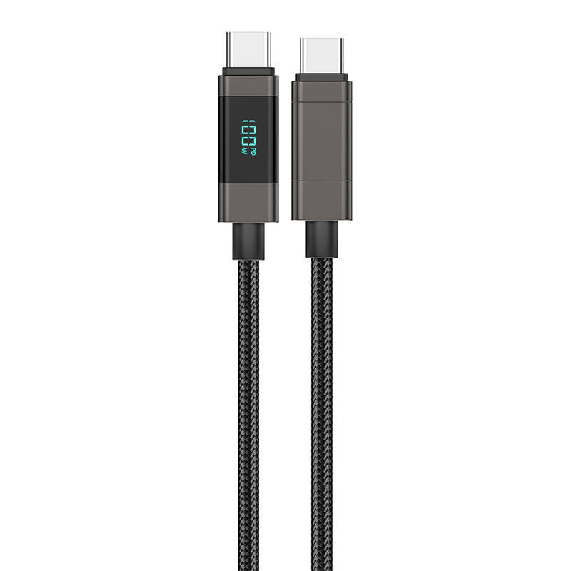 Foneng XS05 100W USB-C to USB-C cable (black), Foneng XS05 100W USB-C to USB-C cable (black), Kabel USB-C do USB-C Foneng XS05 100W (czarny)