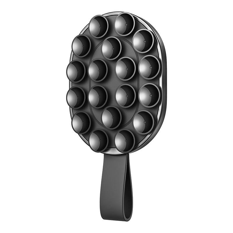 Magnetic phone holder with suction cups Joyroom JR-ZS393-S (black), Magnetyczny uchwyt na telefon z przyssawkami Joyroom JR-ZS393-S (czarny)