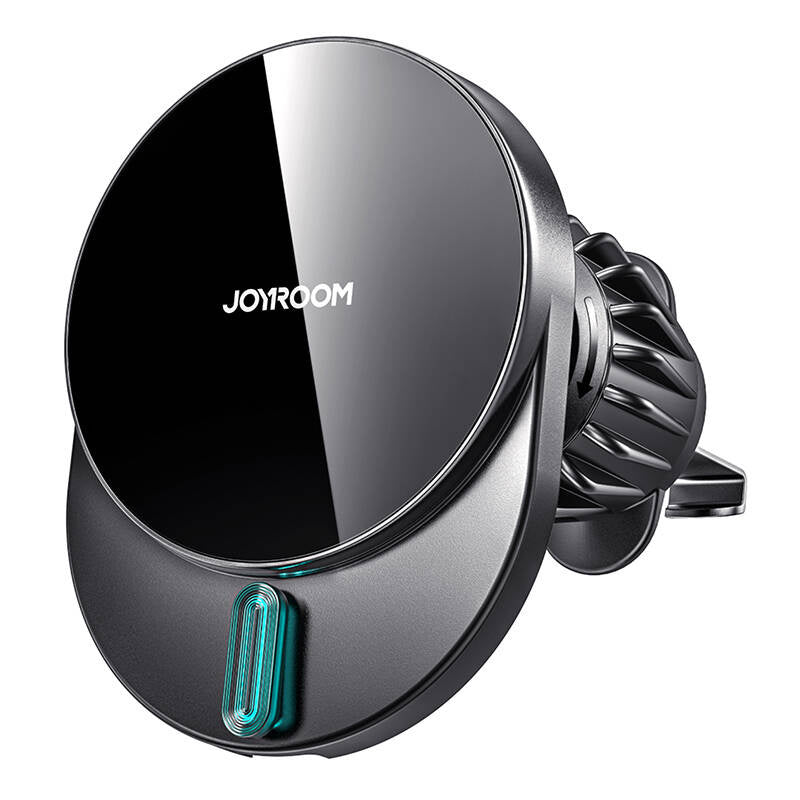 Joyroom magnetic car charger JR-ZS409 wireless (black), Magnetyczna ładowarka samochodowa Joyroom JR-ZS409 bezprzewodowa (czarny)