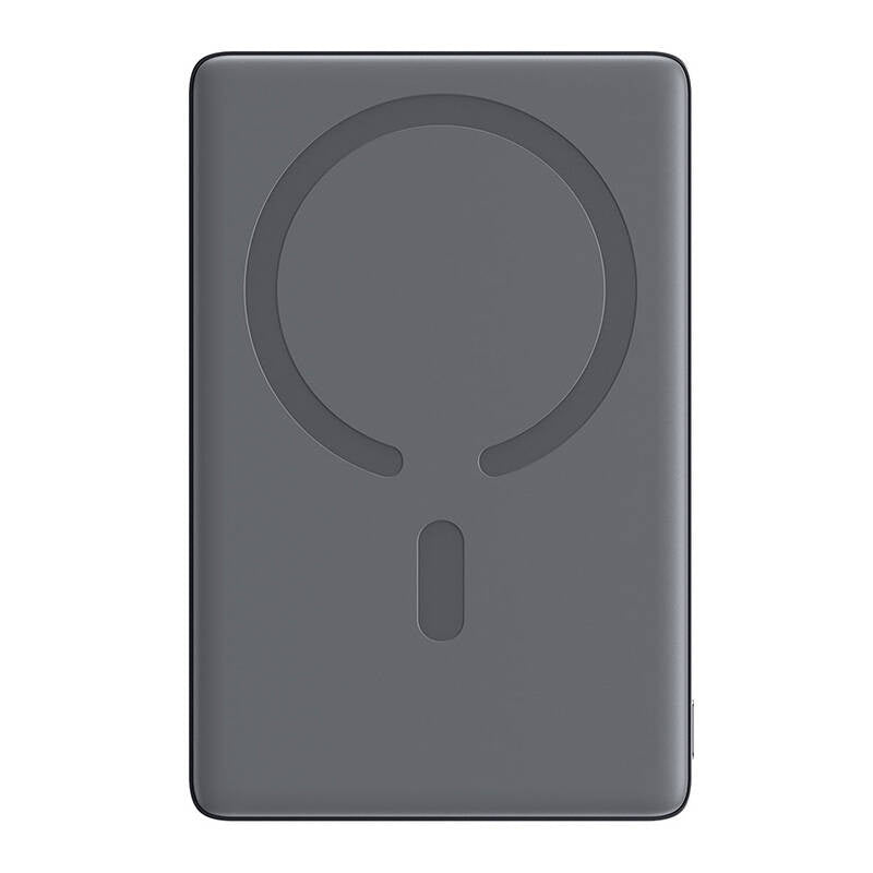 Joyroom magnetic powerbank JR-PBM08 20W 5000mAh slim (titan), Powerbank magnetyczny Joyroom JR-PBM08 20W 5000mAh slim (titan)