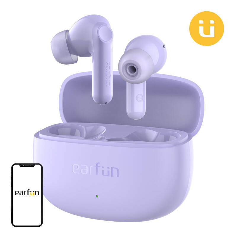 TWS EarFun Air life headphones (purple), Słuchawki TWS EarFun Air life (fioletowe)