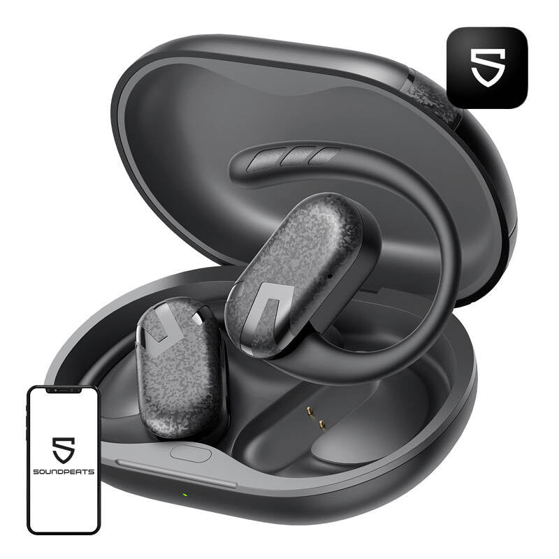 TWS Soundpeats Breezy Headphones (black), Słuchawki TWS Soundpeats Breezy (czarne)