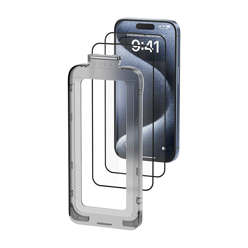 Vention KUKTCC-40 tempered glass for iPhone 15 Pro Max +applicator, Szkło hartowane Vention KUKTCC-40 do iPhone 15 Pro Max +aplikator