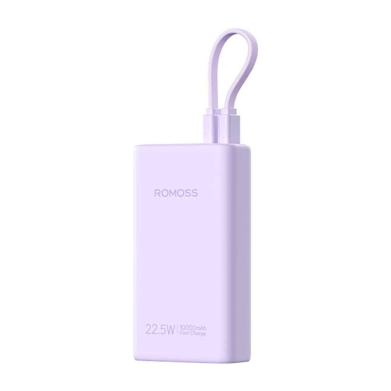 Powerbank Romoss PHA10 10000mAh 22.5W (purple), Powerbank Romoss PHA10 10000mAh 22,5W (fioletowy)