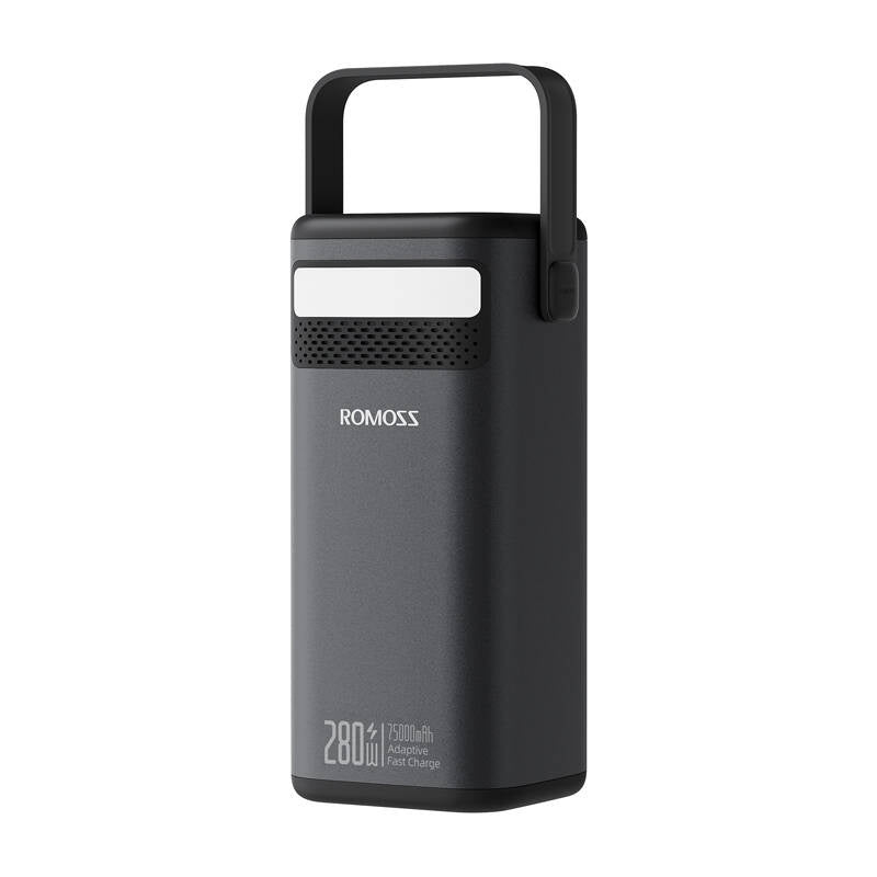 Powerbank Romoss PMT75-DC 75000mAh 280W , 240Wh(black), Powerbank Romoss PMT75-DC 75000mAh 280W, 240Wh (czarny)