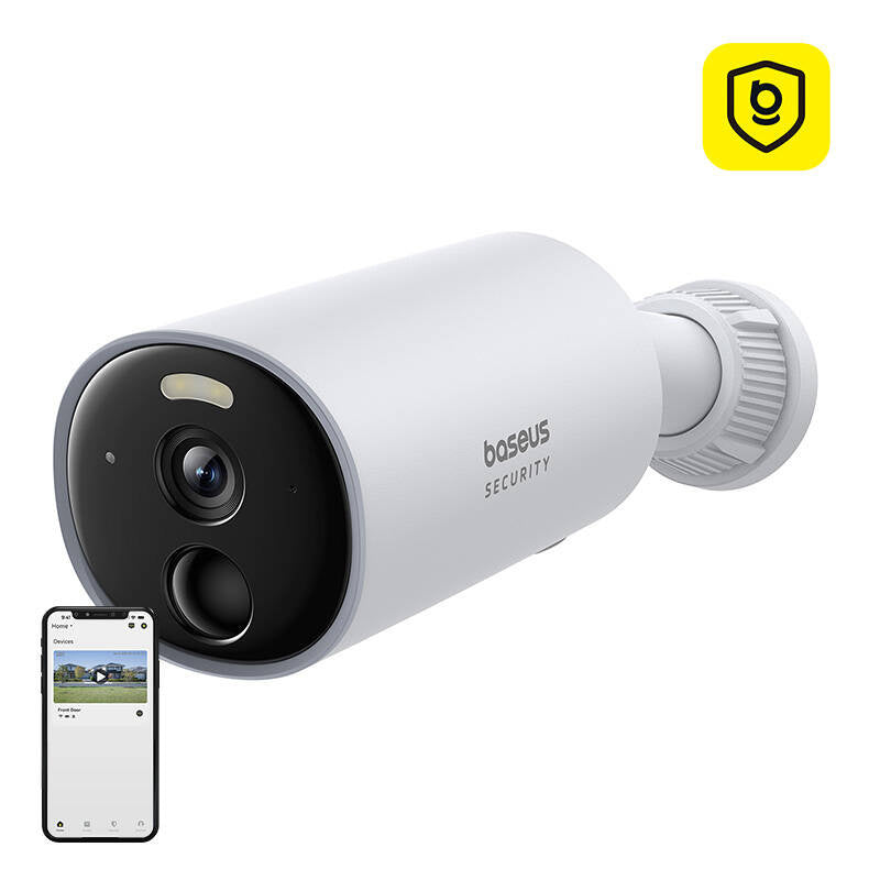 Baseus B1 2k Outdoor Camera (White), Kamera zewnętrzna Baseus B1 2k (Biała)