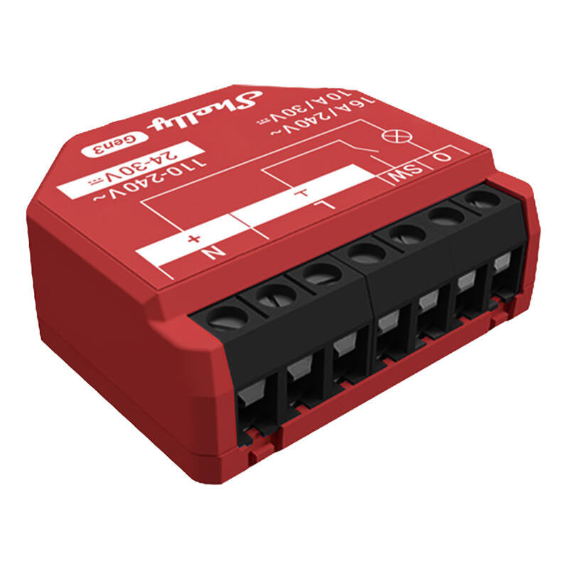 Shelly 1PM Gen3 Controller, WiFi/Bluetooth, Sterownik Shelly 1PM Gen3 WiFi/Bluetooth