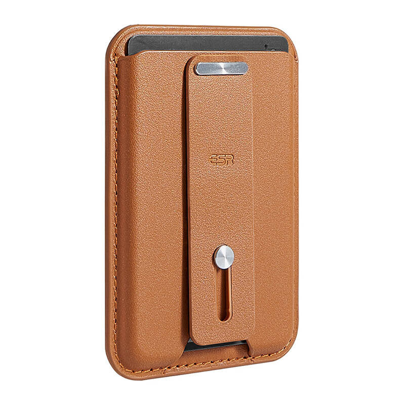 Halo Lock ESR magnetic wallet (brown), Magnetyczny portfel Halo Lock ESR (brązowy)
