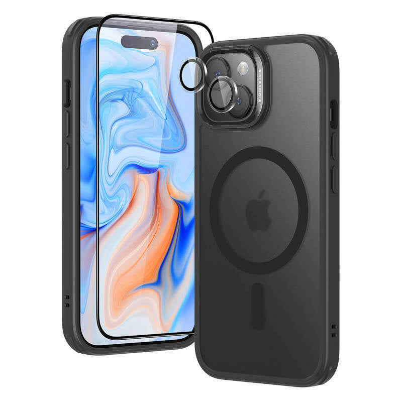 ESR Classic Hybrid (HaloLock) Case for iPhone 15 Plus (black), Etui ESR Classic Hybrid (HaloLock) dla iPhone 15 Plus (czarny)