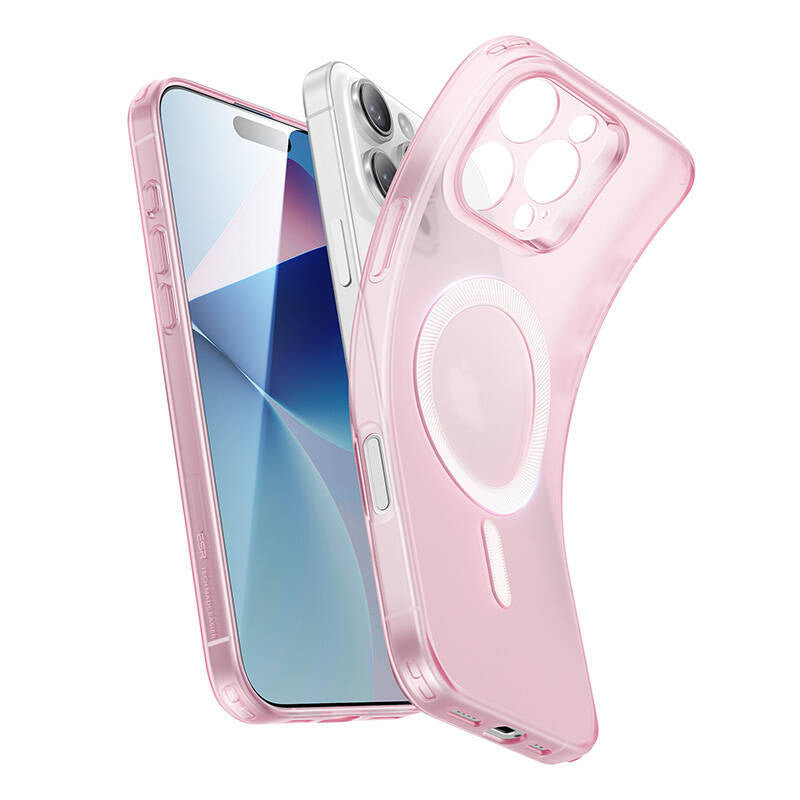 Zero Clear Case (HaloLock) ESR case for iPhone 16 Pro Max (pink), Etui Zero Clear Case (HaloLock) ESR do iPhone 16 Pro Max (różowe)
