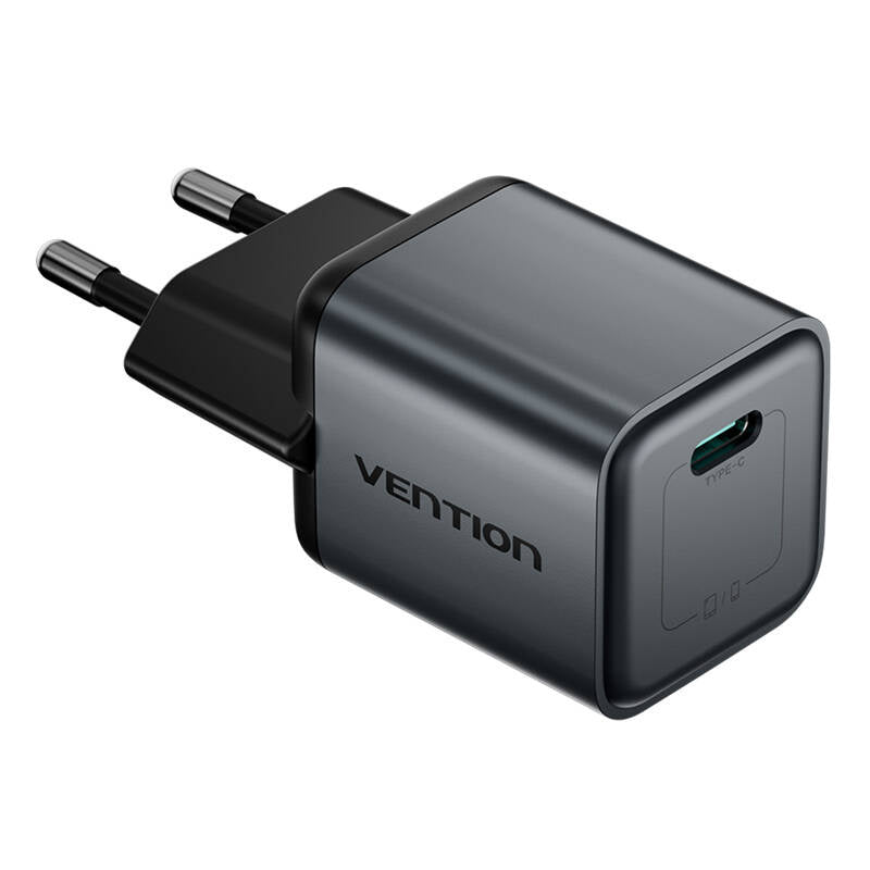 GaN Vention USB-C 20W Charger (Gray), Ładowarka GaN Vention USB-C 20W (Szara)