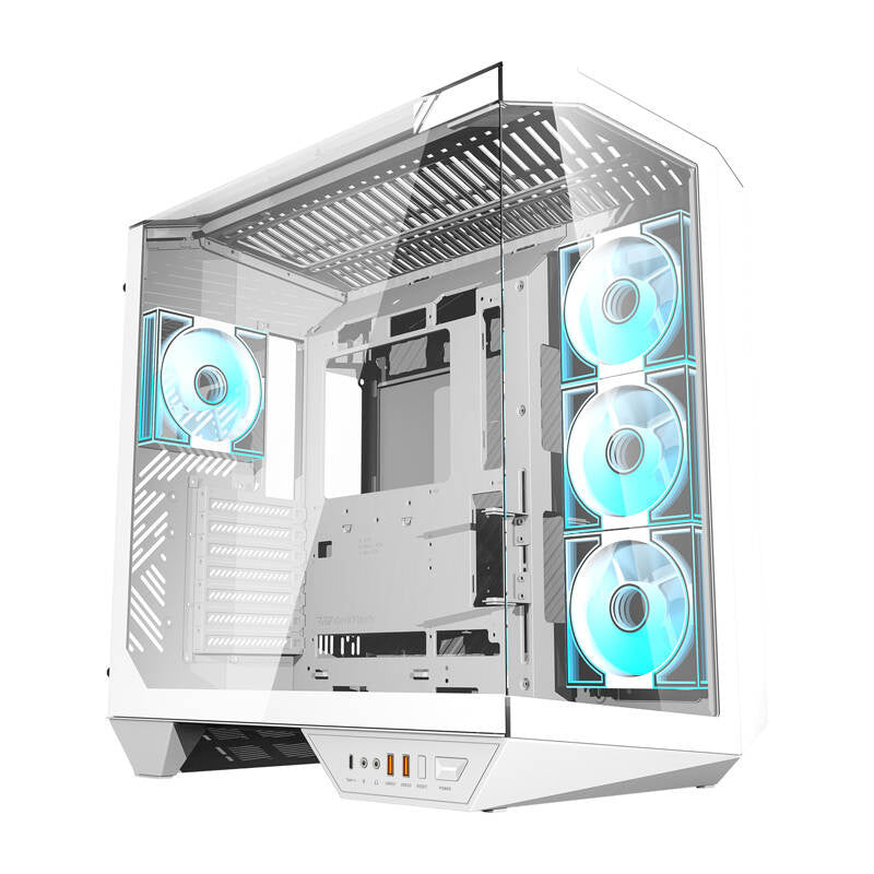 Darkflash DY470 computer case (white) + 4 fans, Obudowa komputerowa Darkflash DY470 (biała) + 4 wentylatory