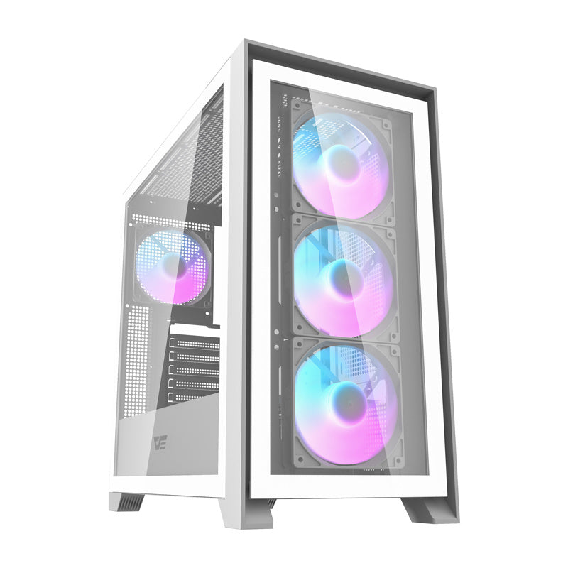 Darkflash DRX90 Glass computer case (white), Obudowa komputerowa Darkflash DRX90 Glass (biała)