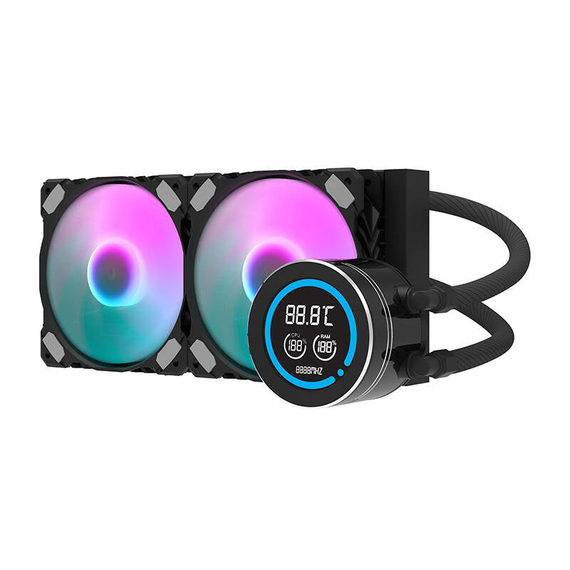 Darkflash Computer Radiator DN-D240 BLACK, Chłodzenie wodne do procesora Darkflash DN-D240 (czarny)