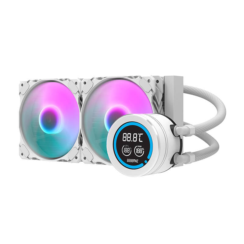 Darkflash Computer Radiator DN-D240 WHITE, Chłodzenie wodne do procesora Darkflash DN-D240 (biały)