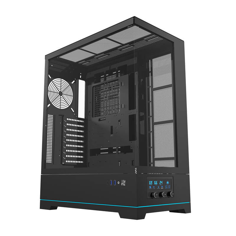 Darkflash DY451 computer case without fans (black), Obudowa komputerowa Darkflash DY451 bez wentylatorów (czarna)