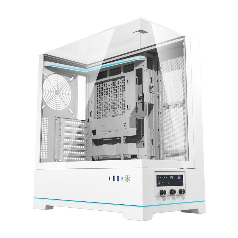 Darkflash DY450 computer case without fans (white), Obudowa komputerowa Darkflash DY450 bez wentylatorów (biała)