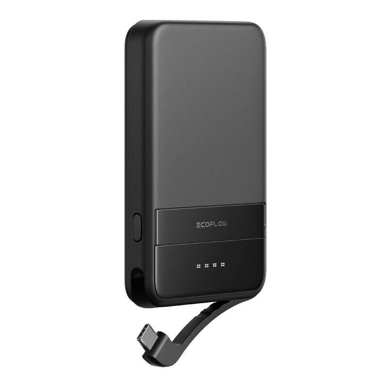 EcoFlow RAPID magnetic powerbank, 5000mAh, (black)., Powerbank magnetyczny EcoFlow RAPID, 5000mAh, (czarny)