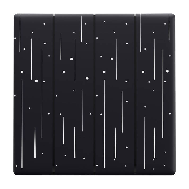 Decorative cover / cap for T5 SONOFF Star 4C touch switch, Ozdobna osłona / nakładka na dotykowy włącznik T5 SONOFF Star 4C