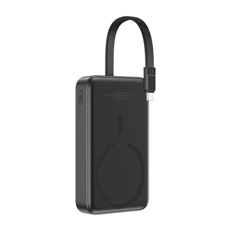 Baseus Mini 10000mAh 30W Magnetic Powerbank (black) Bayern Edition, Powerbank Magnetyczny Baseus Mini 10000mAh 30W (czarny) Edycja Bayern