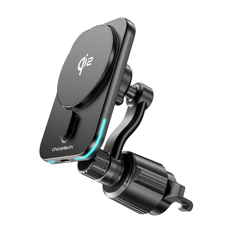 MagLeapWirdess Choetech Qi2 15W fast car charger, Szybka ładowarka samochodowa MagLeapWirdess Choetech Qi2 15W