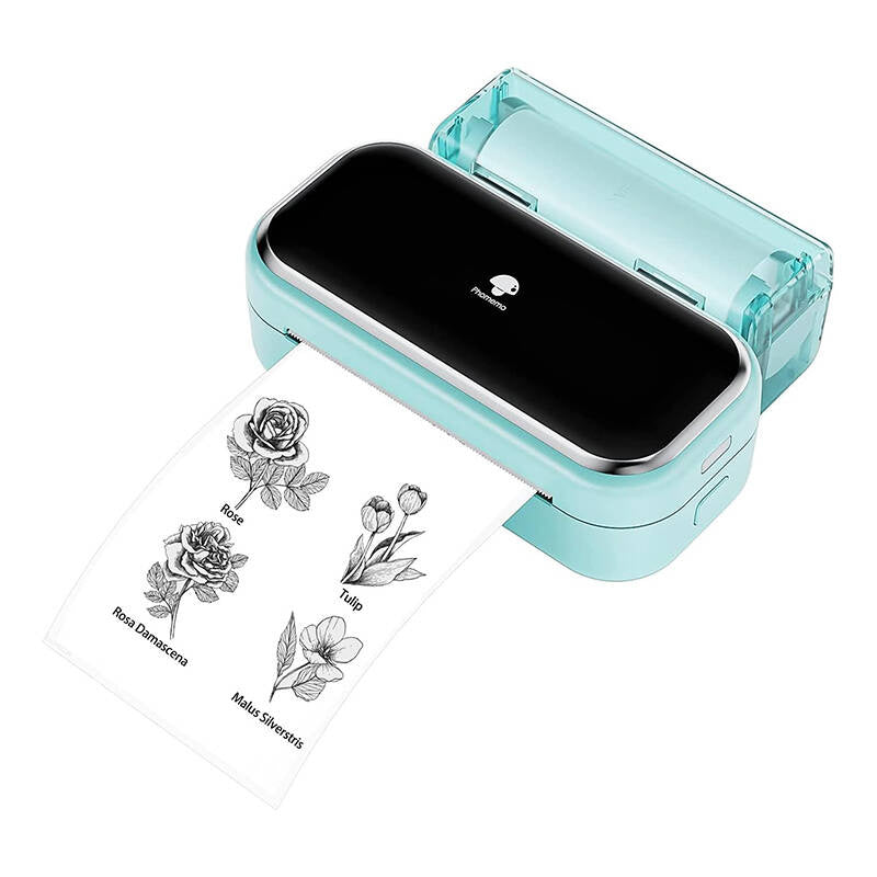 Phomemo M03 portable label printer (green), Przenośna drukarka etykiet Phomemo M03 (zielona)