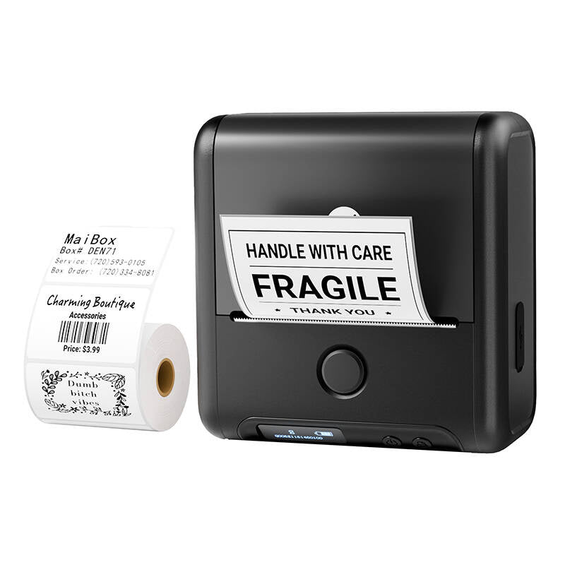 Phomemo M200 portable label printer (black), Przenośna drukarka etykiet Phomemo M200 (czarna)