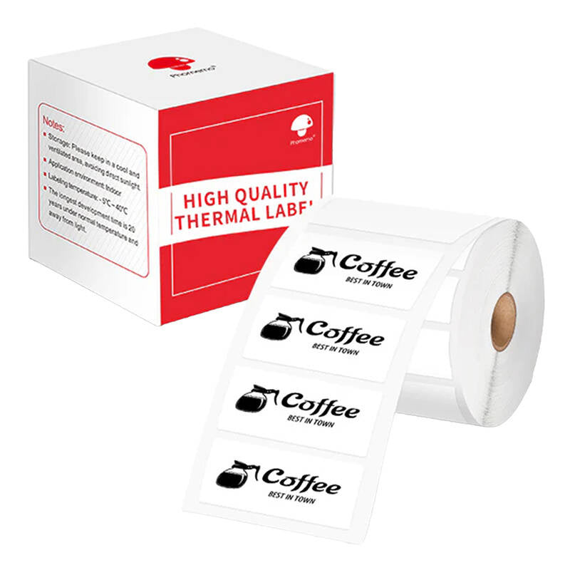 Phomemo sticker labels 15x30mm, 400 pcs. (white), Etykiety Phomemo naklejki 15x30mm, 400 szt. (białe)