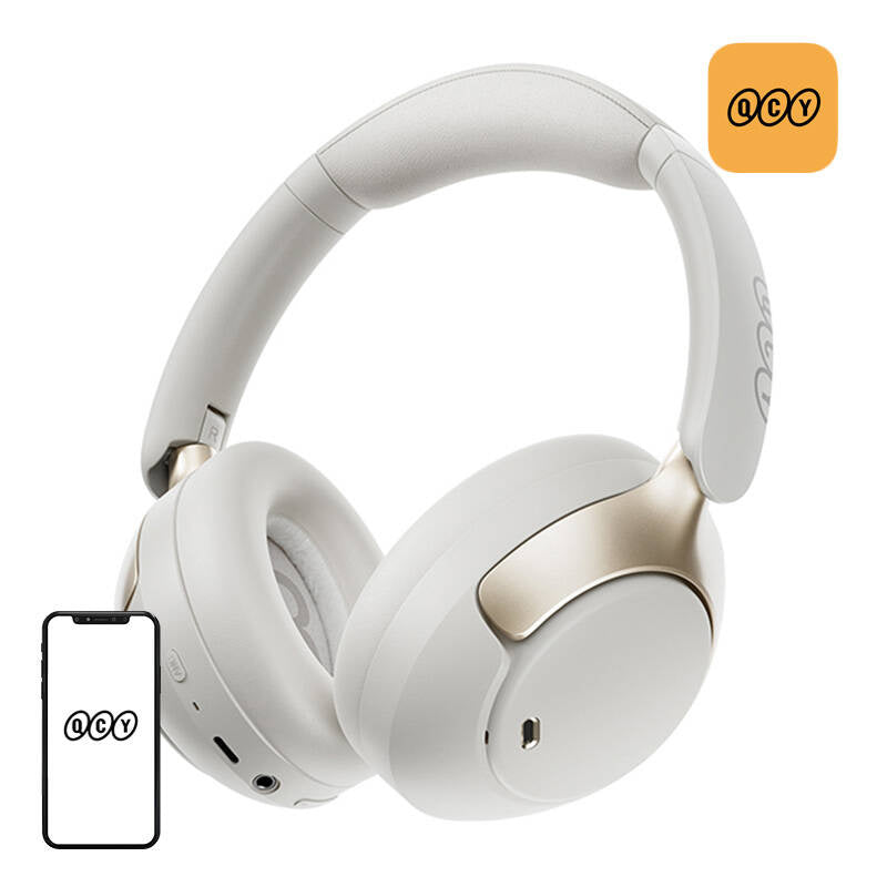 QCY H3 Pro Headphones (White), Słuchawki QCY H3 Pro (Białe)