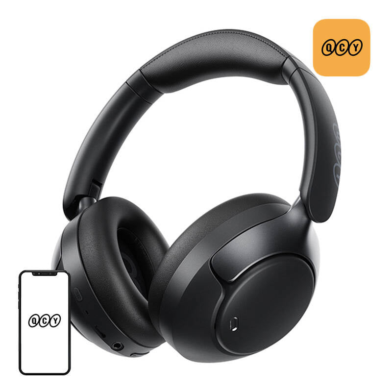QCY H3 pro ANC wireless headphones (black), Słuchawki bezprzewodowe QCY H3 pro ANC (czarne)