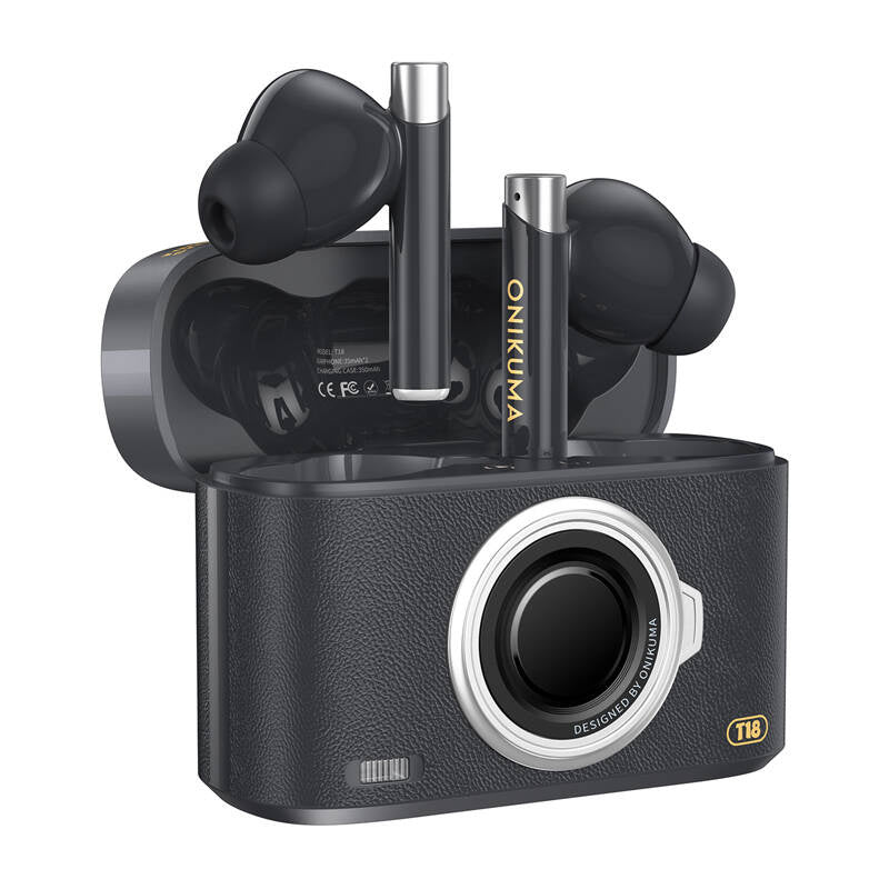 ONIKUMA T18 in-ear headphones (black), Słuchawki douszne ONIKUMA T18 (czarne)