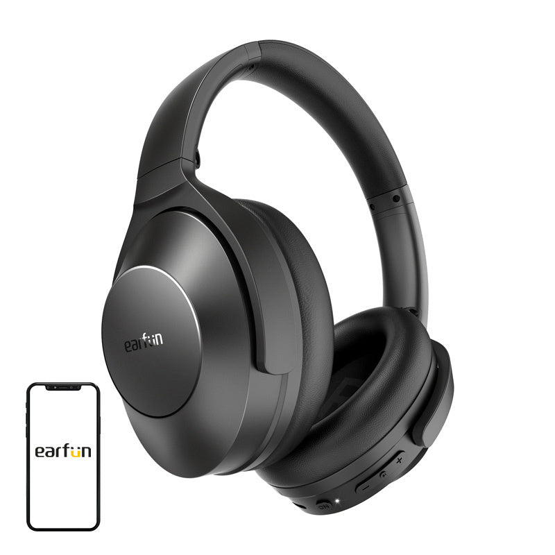 Earfun Wave Life HP201 Wireless Headphones (black), Słuchawki bezprzewodowe Earfun Wave Life HP201 (czarne)