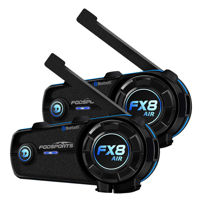 Fodsports FX8 Air motorcycle intercom two-pack (black), Interkom motocyklowy Fodsports FX8 Air dwupak (czarny)