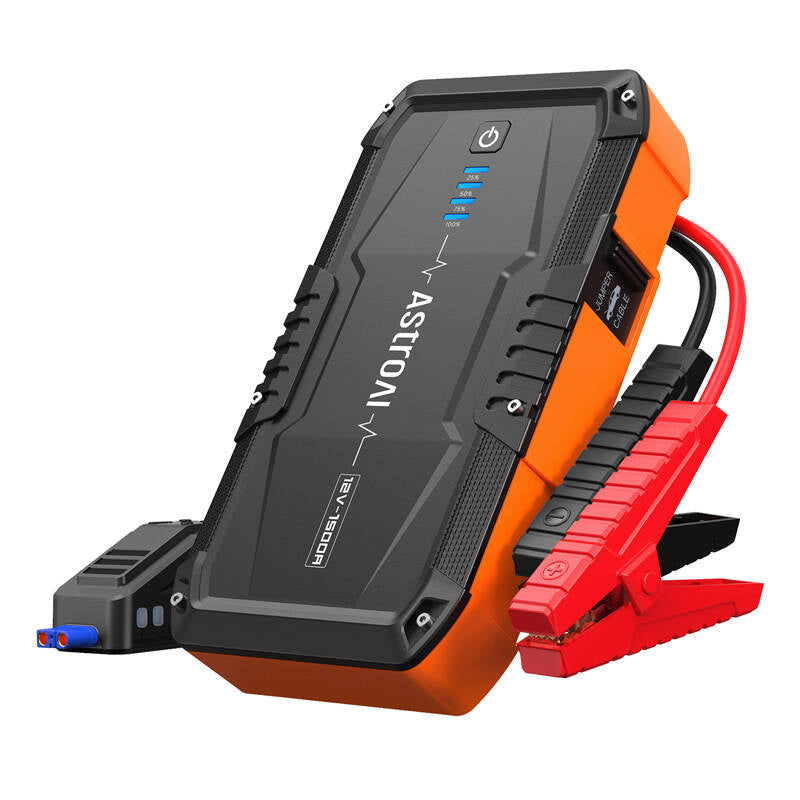 3 in 1: Jump starter + Power bank + SOS lights pea AstroAI S8, AstroAI S8 3w1: Jump starter 1500A + Powerbank 10000mAh + Światło awaryjne