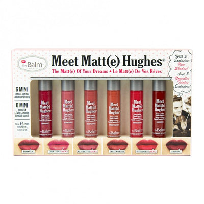 theBalm Meet Matte Hughes Mini Kit #14 Lūpų dažų rinkinys