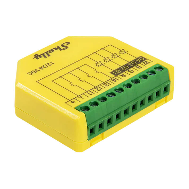 Shelly Plus RGBW PM LED Strip Controller, WiFi/Bluetooth, Sterownik taśm LED Shelly Plus RGBW PM WiFi/Bluetooth