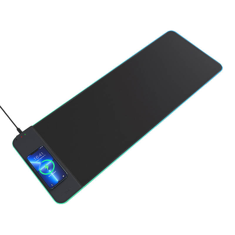 Wireless Charging Mouse Pad Choetech T543-F-ACBK 15W (Black), Podkładka pod mysz z funkcją ładowania bezprzewodowego Choetech T543-F-ACBK 15W (czarna)
