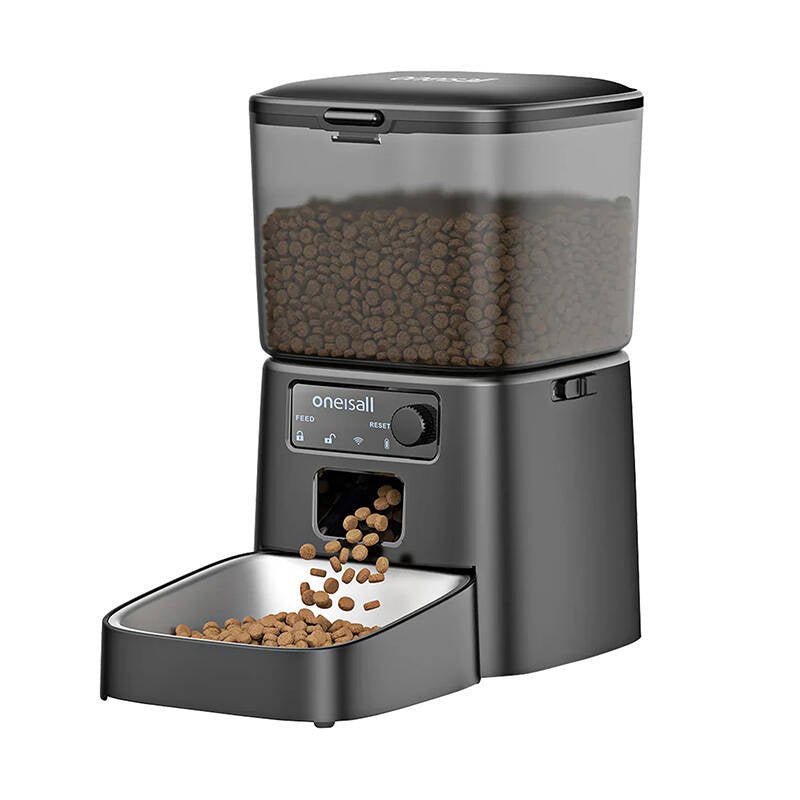 Oneisall PFD001 Pro smart food dispenser (black), Inteligentny dozownik karmy Oneisall PFD001 Pro (czarny)