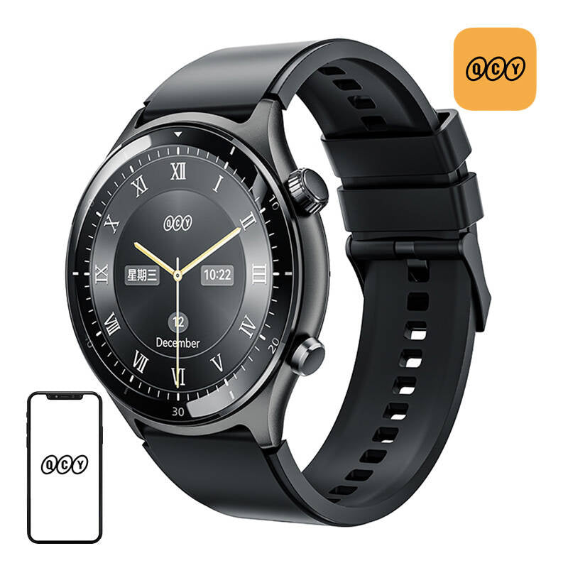 QCY S7 smartwatch (black), Smartwatch QCY S7 (czarny)