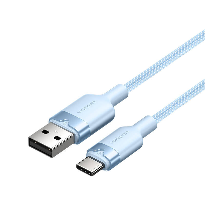 USB 2.0 A to USB-C 3A cable Vention CTNLH 2M (blue), Kabel USB 2.0 A do USB-C 3A Vention CTNLH 2M (niebieski)