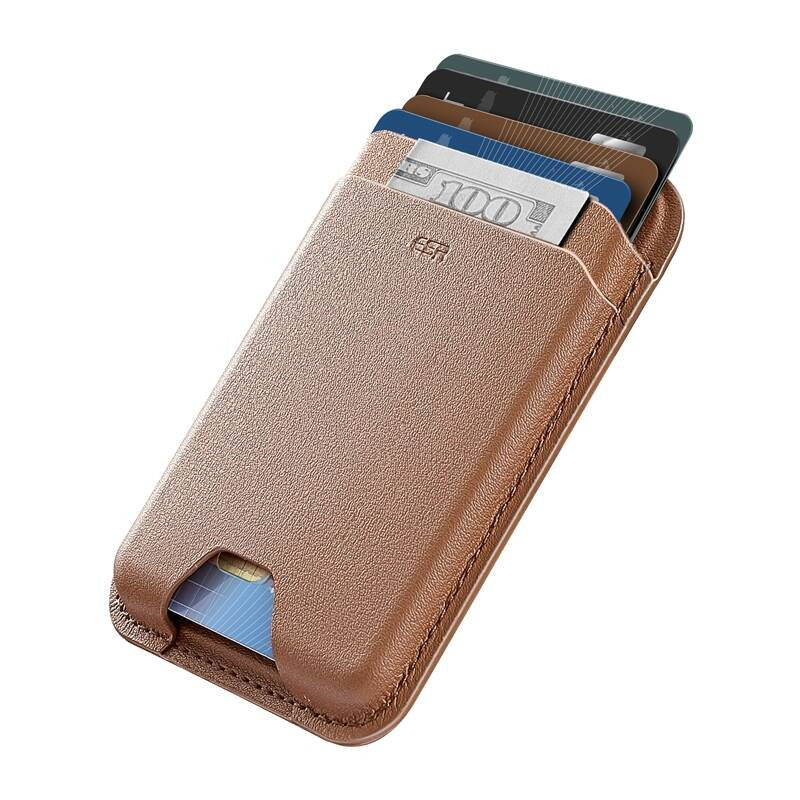 ESR HaloLock magnetic wallet (brown), Portfel magnetyczny ESR HaloLock (brązowy)