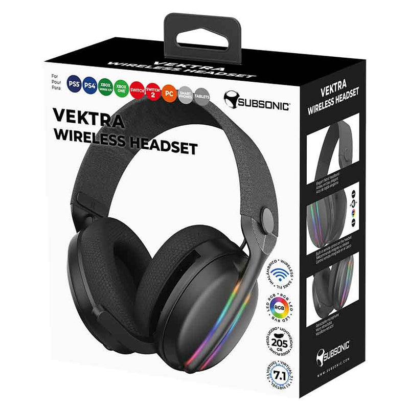 Subsonic Vektra Wireless Headset Black