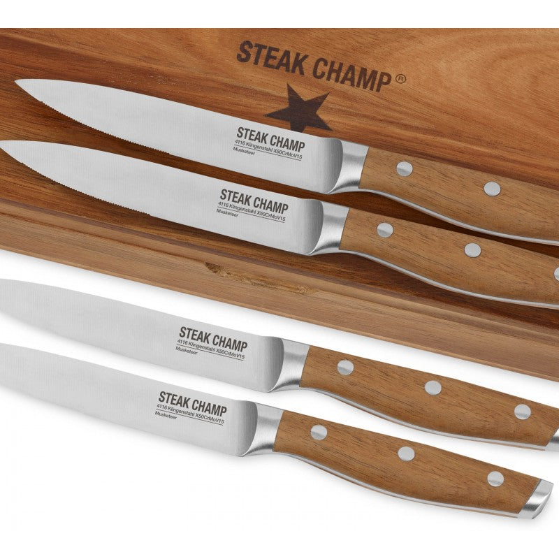 Набор ножей из 4 предметов для стейка Champ
