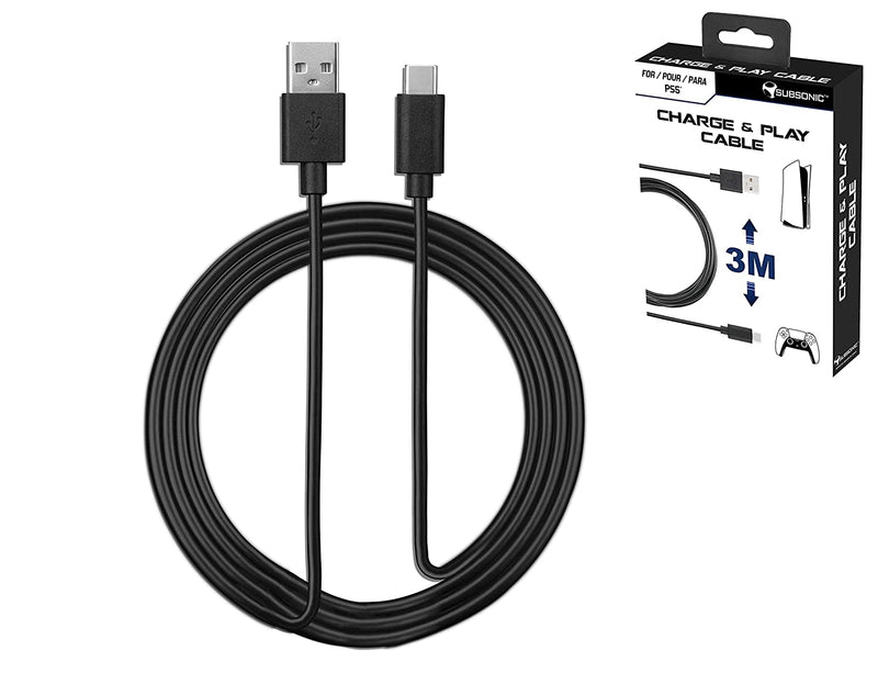 Subsonic Charge and Play Cable for PS5