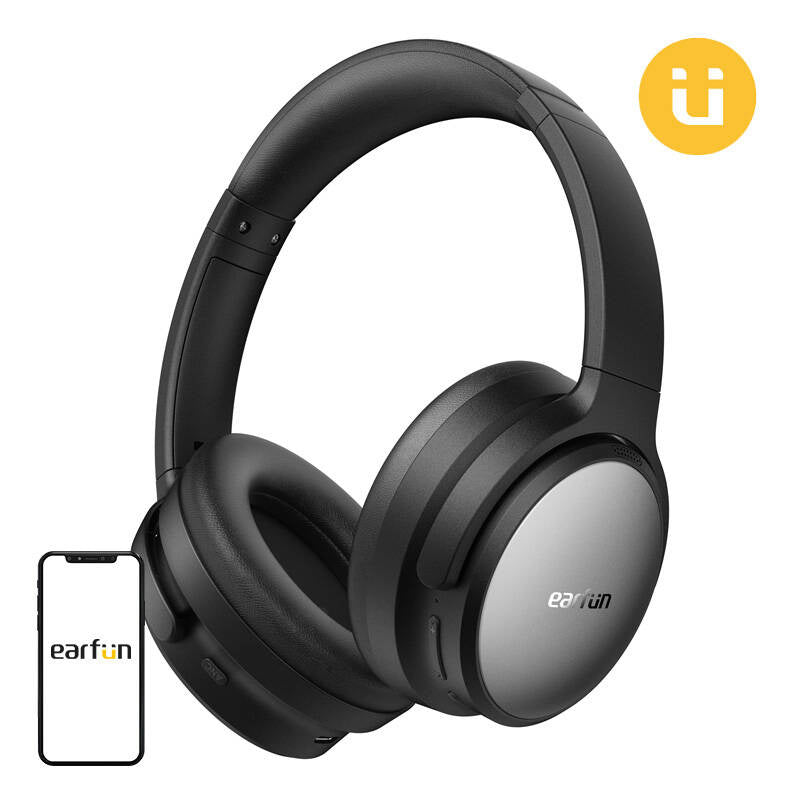 Earfun Tune Pro Wireless Headphones (black), Słuchawki bezprzewodowe Earfun Tune Pro (czarny)