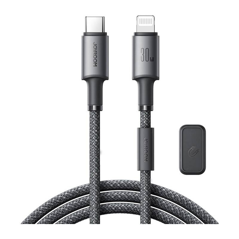 Kabel USB-C Lightning Joyroom 30W, 1.2m szary, Kabel USB-C Lightning Joyroom 30W, 1.2m szary