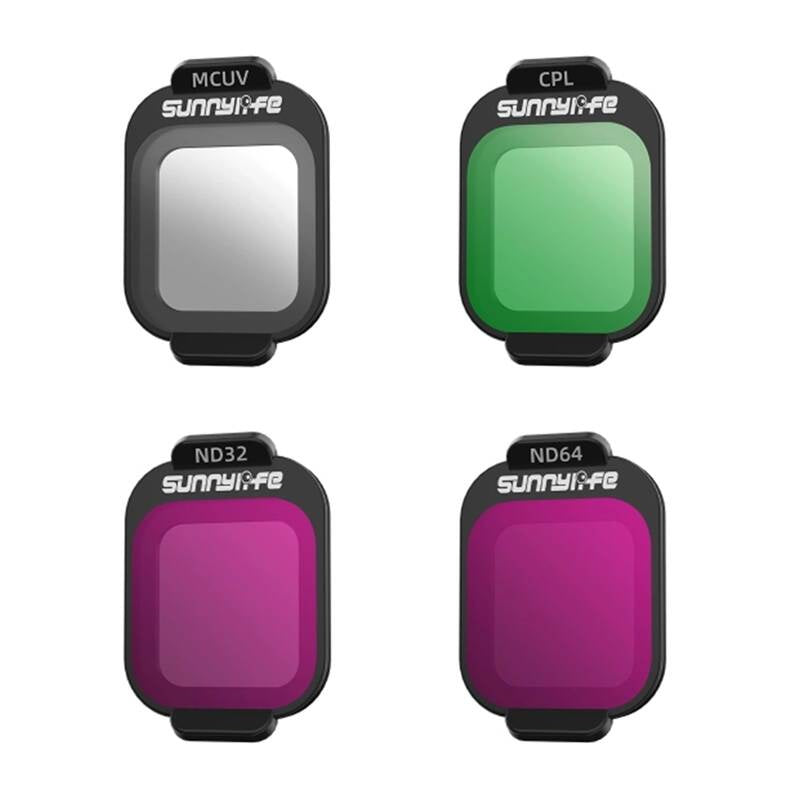 Filtry MCUV, CPL, ND32, ND64 Sunnylife do DJI Flip, Filtry MCUV, CPL, ND32, ND64 Sunnylife do DJI Flip
